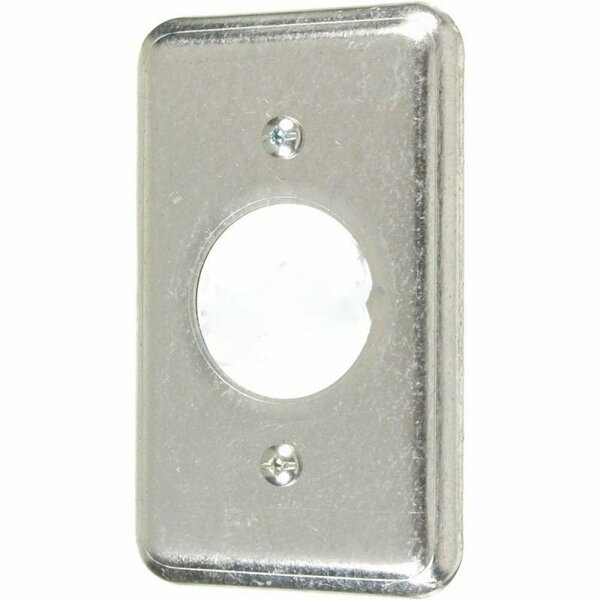 American Imaginations Rectangle Galvanized Steel Electrical Plate Cover Galvanized Steel AI-37130